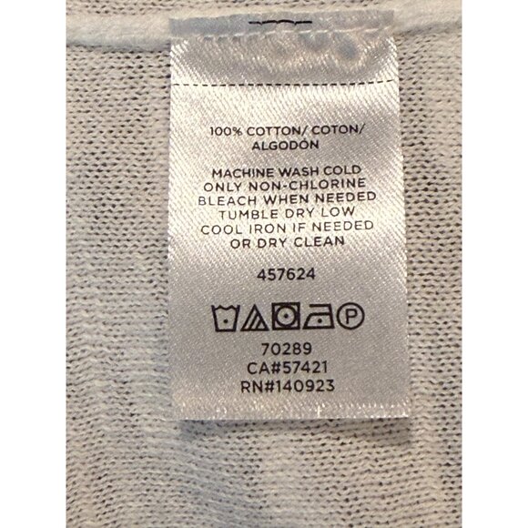 Loft Outlet Women's Open Front Slub Sweater Long Sleeve Sheer Ivory Size S - Picture 5 of 6